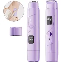 Dopwii 2-in-1 Elektrischer Damenrasierer, Doppelkopf, Trocken- & Nassanwendung, USB aufladbar, IPX7 wasserdicht, sanft & präzise, für Arme, Beine & Gesicht