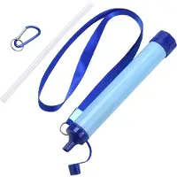 Zimtky Pino Products Wasserreiniger - Trinkwasserfilter - Für zu Hause, Unterwegs, Büro oder Camping - Tragbar & Einfach zu Bedienen - Blau