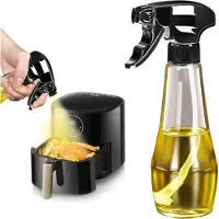 RPSTrading Öl-Sprühflasche aus Glas - extrem präziser multifunktionaler Premium Öl-Spray, praktisches Küchen-Gadget für Speiseöl