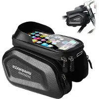 Dopwii wasserdichte fahrradtasche für oberrohr – robuste und geräumige lenkertasche für mountainbike & rennrad, ideal für handy, werkzeug und zubehör