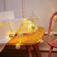 Welikera Marokkanische Lichterkette, 5M 20 LED Solar Lichterketten, Einstellbare 8 Modi, Wasserdicht Lichterkette (warmweiß)