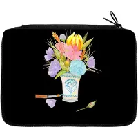Mr. & Mrs. Panda Bleistiftetui Blumenvase - Geschenk, Blumen, Blume, Federmäppchen, Mäppchen, Schlampermäppchen, Etui, Bunt, Pinsel, Vase, Dekoration, für Stifte