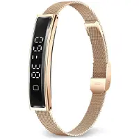 Dopwii Modischer Smart-Fitness-Tracker ohne Display, 24/7 Aktivitäts- und Schlaftracking, mehrere Sportmodi, Vibrationswecker