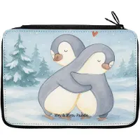 Mr. & Mrs. Panda Mäppchen Pinguine Kuscheln Design - Weiß - Geschenk, Etui, Freund, Valentinstag, für Freundin, Federmäppchen, Frauen, Stifte, Hochzeitstag, Partner