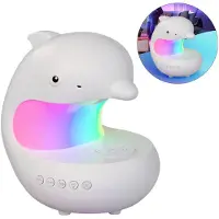 Dopwii Nachtlichter, LED-Musik-Nachtlicht, wiederaufladbar mit niedlichem Aussehen, einstellbare Farbtemperatur, Timerfunktion, 7 Farbmodi, USB-Aufladung