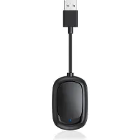 Novzep Kabellose CarPlay + Android Auto Box 2-in-1 – Dualer Anschluss USB-A/USB-C, universell für Fahrzeuge