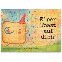 Mr. & Mrs. Panda Puzzle Toast Party Design 192 Teile - Weiß - Geschenk, Hochzeitstag, 300, für Frauen, Freundin, Puzzlespiel, Freund, 1000, 500, Mitbringsel, 1500