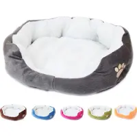 Zimtky 50x40cm Katzenbett Katzenkissen Katzensofa Katzenkorb Katzendecke, Hundebett Katzenbett Hundekorb für Hunde und Katzen, grau, 50 cm, 40 cm