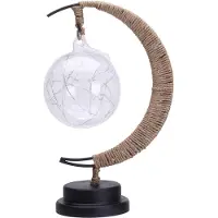 Dopwii LED Mondlampe als Nachtlicht, USB Tischlampe für Schlafzimmer oder Kinderzimmer, stimmungsvolles Geschenk