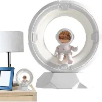 Dopwii Astronaut nachttischlampe, touch & tap licht, dimmbar, weiße & warme beleuchtung, tragbar, usb-c aufladung, dekoratives geschenk