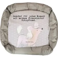 Mr. & Mrs. Panda Hundekissen Chinesischer Schopfhund Moment - Grau Pastell - Geschenk, Valentinstag, Hund, Weihnachten, Chinese Crested Dog, Ostern, Vatertag, Muttertag