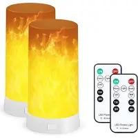 Novzep Nachtlicht，dekorative Lampe，Neue intelligente LED Flammenlampe, praktische Magnetstablampe, intelligentes wiederaufladbares USB-Nachtlicht