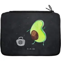 Mr. & Mrs. Panda Schlampermäppchen Avocado Tanzen - Kreidetafel - Geschenk, Fröhlich, Singen, Federtasche, Etui, Party, Bleistiftetui, Federmäppchen, Mäppchen, Musik