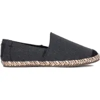 Big star Espadrilles Schuhe Schwarz mit Schnür-Plateausohle und Gummieinsatz JJ274900
