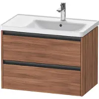Duravit Waschtischunterschrank Ketho.2 78,4x45,5x54,9cm, f WT m B re, Nussb Nat