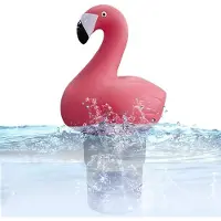 Dopwii Niedlicher schwimmender Pool-Chlorinator in Tierform – Chlorspender für 7,6 cm große Etiketten, passend für Bromhalter, für Pools und Spas