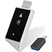 Dopwii Wireless CarPlay Adapter, Wandel Kabelgebundenes CarPlay In Kabelloses Um,Geeignet Für Fahrzeuge Ab 2017 Mit CarPlay, Kompatibel Mit iPhone 6+, iOS 10