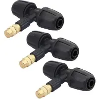 Zimtky 3 Stück Bewässerungsdüsen, Drei-Wege-Zerstäubungsdüse, Einstellbare Nebeldüse Spritzdüse,Bewässerungsdüse aus Messing, für 8/12 mm Tropfschläuche,für Gartenbewässerung Gewächshaus Sämling