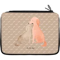 Mr. & Mrs. Panda Bleistiftetui Hunde Liebe - Hundeglück - Geschenk, Herz, Schreibmappe, Sprüche, Verliebt, Kuscheln, Mäppchen, Schuletui, Hund, Federtasche, Federmäppchen