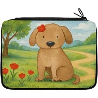 Mr. & Mrs. Panda Federtasche Hund Dame Design - Weiß - Geschenk, Federmappe, Hunde, Hundeliebe, Federmäppchen, Liebenswert, Sprüche, Mäppchen, Flauschig, Etui, Liebe