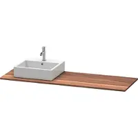 Duravit XS061HR7777 Massivholzkons. XSquare,1 Ausschn.re