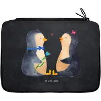 Mr. & Mrs. Panda Bleistiftetui Pinguin Pärchen - Kreidetafel - Geschenk, Malmappe, Hochzeit, Etui, Verknallt, Federmappe, Liebe, Hochzeitstag, Schreibmappe, Federtasche