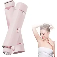 Dopwii 2 in 1 Damen Elektrorasierer, Neues Bikini-Trimmer und Rasierer-Set, Damen Bein-, Achsel-, Gesichts- und Schamhaar-Elektrorasierer, Wiederaufladbar
