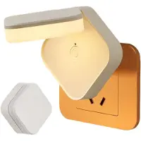 Dopwii LED Nachtlicht Baby, dimmbar, Fernbedienung, Timer Tischlampe, 3-Farben Licht, Still Lampe, Schlaflicht, Kinderzimmer