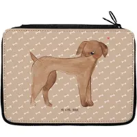 Mr. & Mrs. Panda Mäppchen Hund Dogge - Hundeglück - Geschenk, Federmappe, Herz, Deutsche, Etui für Stifte, Bleistiftetui, Hunde, Great Dane, Federtasche, Sprüche