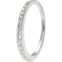 Trendor 21654 Damenring Silber 925 mit Zirkonia