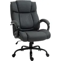 Vinsetto Bürostuhl, Ergonomischer Schreibtischstuhl, mit gepolsterter Armlehne