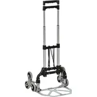 Zimtky Treppensteiger Sackkarre faltbar 6 Rollen System festem Aluminium 70kg