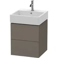 Duravit L-Cube Waschtischunterbau wandhängend, 2 Schubkästen, 484x544x459mm, LC627409090