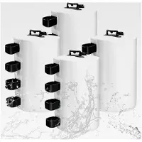 Markenlos Pavillon 4er Set Standfuß Sandsäcke, mit Wasser befüllbar, Gewichte für Pavillons, Gartenzelte, Festzelte, Weiß