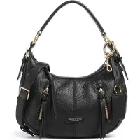 Marc O'Polo Schultertasche Umhängetasche Pernille Hobo Bag Black schwarz