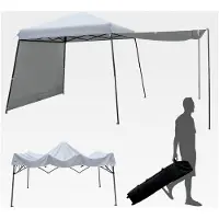 Markenlos 3x6m Pop-Up Pavillon mit Seitenwänden und Markisen, wasserdicht und stabil, winterfest, UV-Schutz 50+, Gartenzelt mit Rolltasche, Partyzelt, Gartenpavillon für Garten und Markt