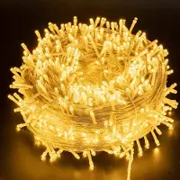 Lapalife 20m 200 LED Lichterkette 8 Lichtmodi Wasserdicht Lichterketten für Innen Weihnachten Hochzeit Party Garten Deko, Warmweiß
