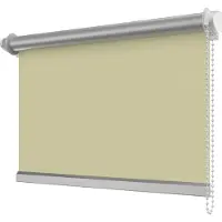 Interdeco Klemmfix Seitenzugrollo / Thermorollo und Verdunkelungsrollo Beige (3007), Typ SZ3, Breite x Höhe 41,5 x 175 cm