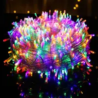 Lapalife 50m 400 LED Lichterkette 8 Lichtmodi Wasserdicht Lichterketten für Innen Weihnachten Hochzeit Party Garten Deko, Bunt