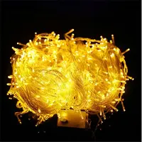 Lapalife Lichterkette 50m 500 LED 8 Lichtmodi Innen Weihnachten Hochzeit Party Garten Deko, Gelb