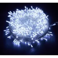 Lapalife 30m 300 LED Lichterkette 8 Lichtmodi Wasserdicht Lichterketten für Innen Weihnachten Hochzeit Party Garten Deko, Weiß