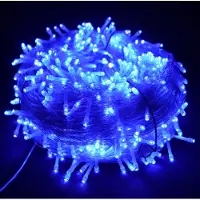 Lapalife 50m 400 LED Lichterkette 8 Lichtmodi Wasserdicht Lichterketten für Innen Weihnachten Hochzeit Party Garten Deko, Blau