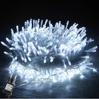 Lapalife 50M 400 LED Lichterkette 8 Lichtmodi Wasserdicht mit Timer Innen Party Hochzeit Weihnachten Garten Deko, Weiß