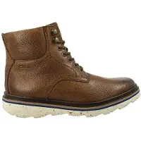 Sonstige Verlage Clarks Frelan Top braun Leder Herrenstiefel 41