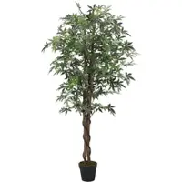 Furnicato Ahornbaum Künstlich 336 Blätter 120 cm Grün