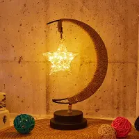 Lapalife LED Stern Nachtlicht mit 2m 20LEDs Kupferdraht Batteriebetrieben Tischlampe Innen Deko, Warmweiß