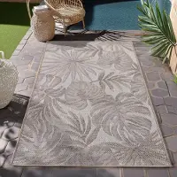 HomebyHome Outdoor Teppich Wetterfest & UV-beständig, ideal für Küche, Balkon, Terrasse, Garten, Wohnzimmer, Grösse: 80x150 cm