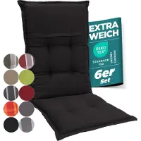 GARDISUN Hochlehner Auflagenkissen Polyacryl 8cm - Gartenstuhlauflage - Polsterkissen - EU