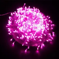 Lapalife Lichterkette 30m 300 LED 8 Lichtmodi Innen Weihnachten Hochzeit Party Garten Deko, Rosa