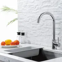 LOMAZOO Küchenarmatur Apollo in Chrom - Wassersparend & Robust